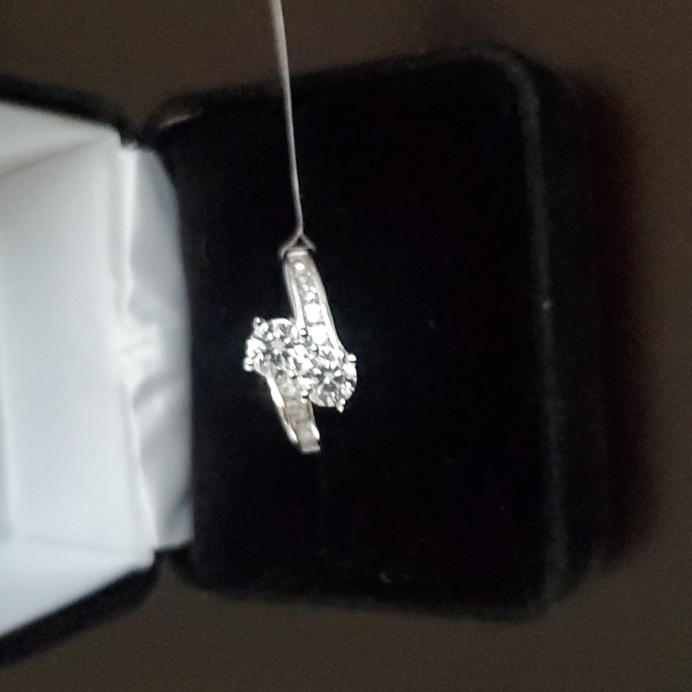Simulated diamond Ring